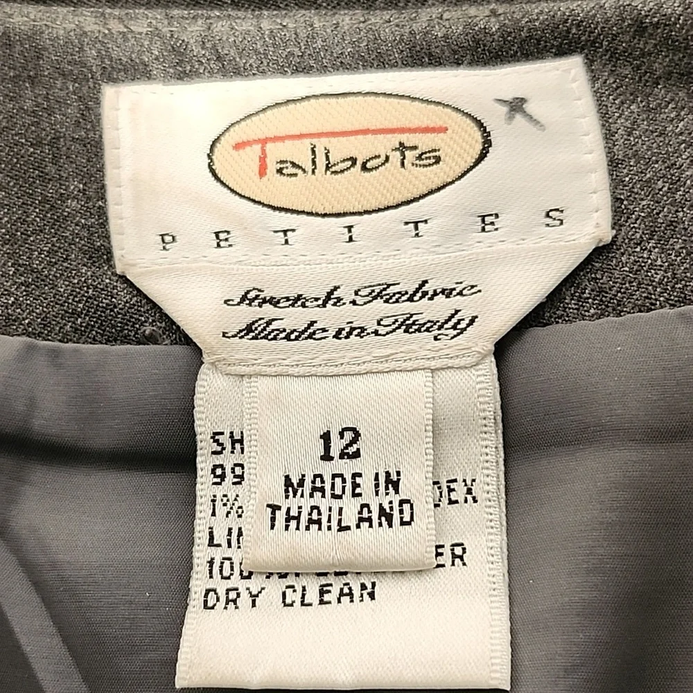 Talbots lightweight wool skirt with pockets size 12 - Picture 6 of 7